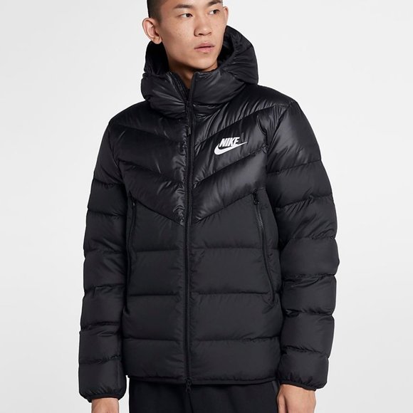 men's nike sportswear windrunner colorblock down fill jacket